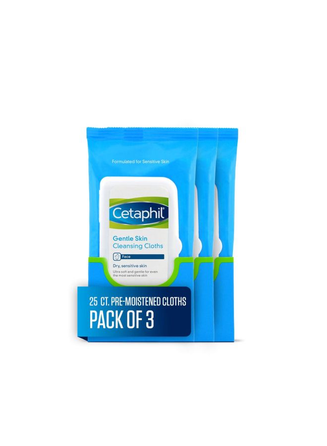 Cetaphil Pack Of 3 Gentle Skin Cleansing Cloths  - Image 2