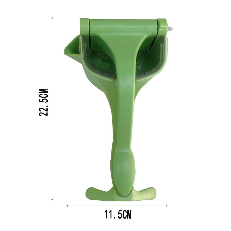 Portable Lightweight Domestic Use Manual Detachable Lemon Squeezer Green 23*8*12cm - Image 2