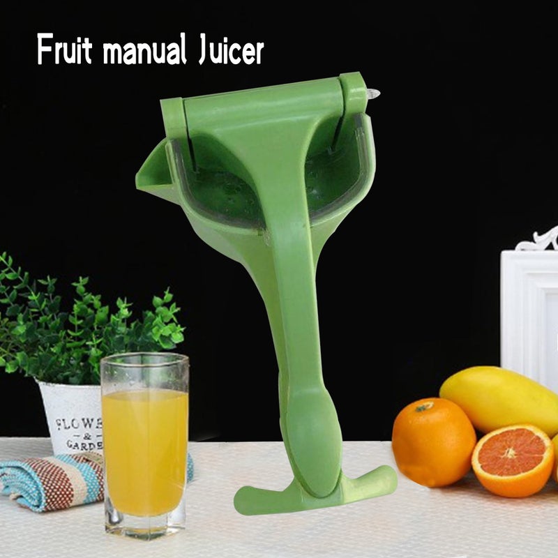 Portable Lightweight Domestic Use Manual Detachable Lemon Squeezer Green 23*8*12cm - Image 3