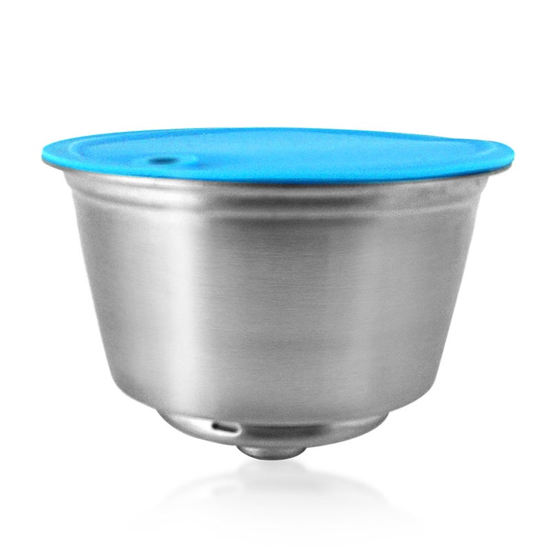 Generic - Stainless Steel Refillable Coffee Capsules Cup 0.35oz Capacity For Dolce Gusto EDG466/EDG606/EDG305/Mini Me EDG626 Silver 10*5.5*5.5cm - Image 1