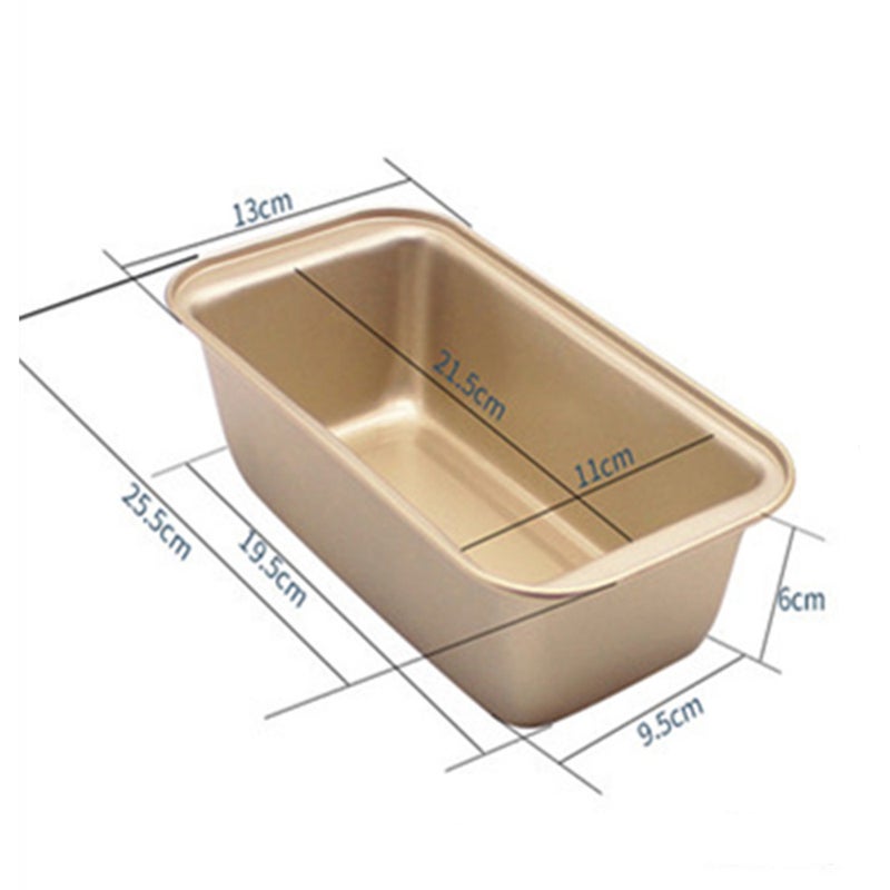 Superior Carbon Steel Non-Stick Coating Rectangle Toast Case Bread Mould Black 25.5*6*13cm - Image 2