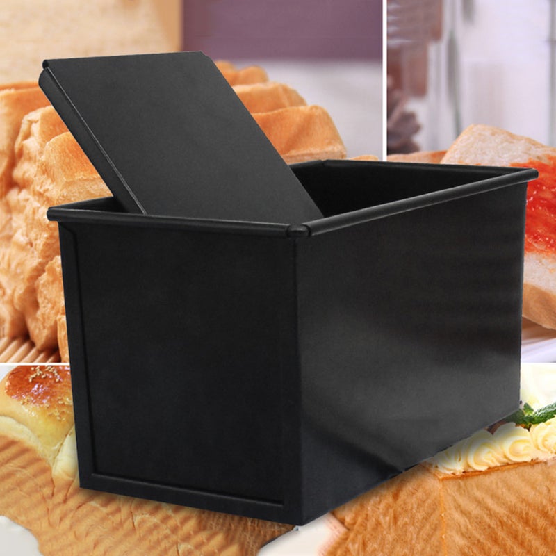 Superior Carbon Steel Non-Stick Coating Rectangle Toast Case Bread Mould Black 25.5*6*13cm - Image 5
