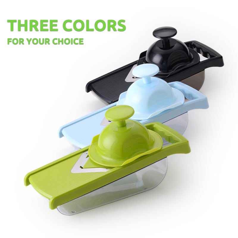 Generic - Multi Vegetable Manual Chopping Cutter Machine Green - Image 1
