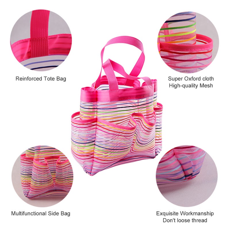 Quick Dry Waterproof Mesh Extra Large Beach Bags And Tote Backpack Multicolor 10*2*10cm  - Image 2