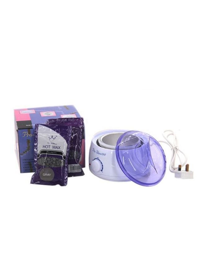 Pro-Wax100 Hot Wax With Heating Machine White/Purple - Image 2
