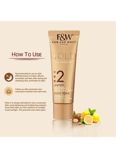 Fair and White Gold Specialized Cream Gel 30ml  - Image 5