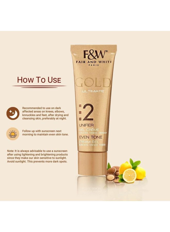 Fair and White Gold Specialized Cream Gel 30ml  - Image 5
