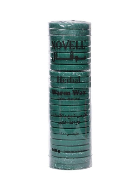 Pack Of 25 Herbal Warm Wax Green 500grams