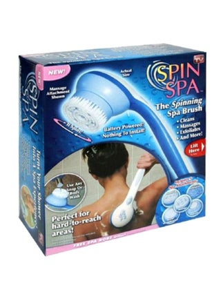 The Spinning Spa Brush With Attachments White/Blue - v1605267208/N12875836A_1