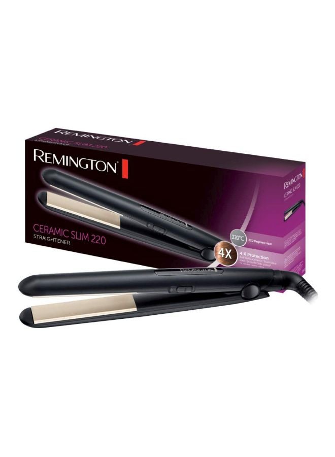 ريمنغتون مكواة فرد شعر بألواح من السيراميك بدرجة حرارة تصل إلى 220 مئوية أسود 6.8x32.8x13سم - Image 3