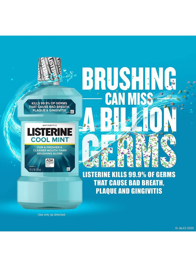 Listerine Cool Mint Antiseptic Mouthwash 500ml  - Image 3