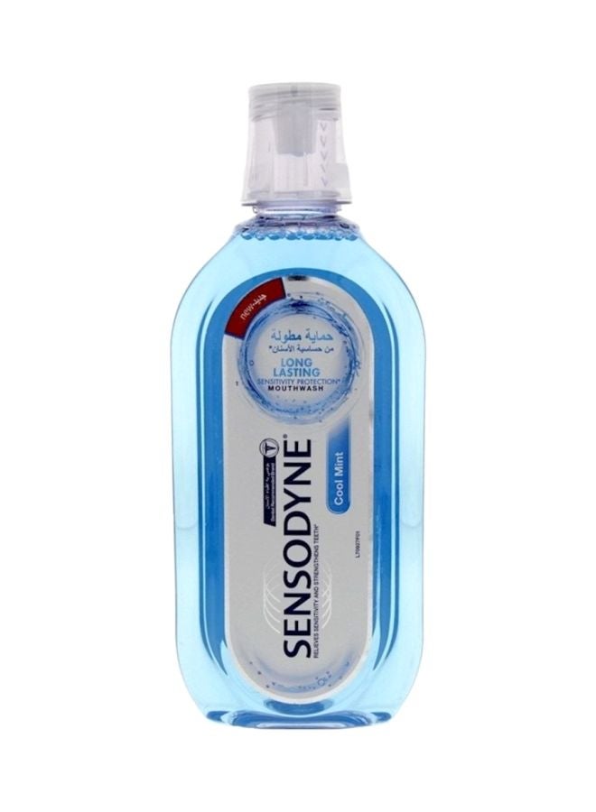 Sensodyne Cool Mint Mouthwash Blue 500ml  - Image 1