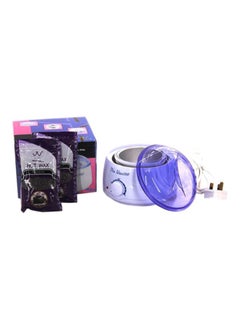 Pack Of 2 Hot Wax With Wax Heating Machine White/Purple/Brown - v1605267213/N23077265A_1