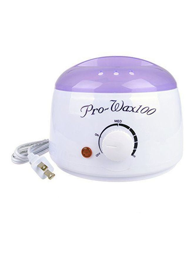 Pro-Wax100 Pack Of 2 Hot Wax With Wax Heating Machine White/Purple/Brown - Image 3