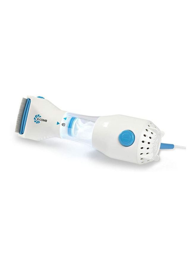 V-Comb Electric Head Lice Comb White/Blue  - Image 2