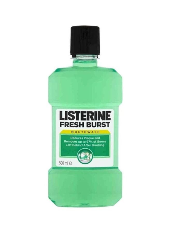 Listerine Fresh Burst Mouthwash Green 500ml  - Image 1