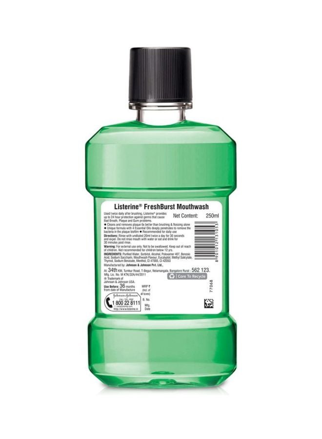 Listerine Fresh Burst Mouthwash Green 500ml  - Image 2