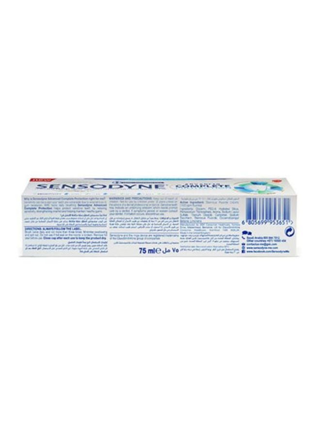 Sensodyne Complete Protection Whitening Toothpaste 75ml - Image 4