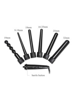 6-In-1 Hair Curler Kit With Gloves Black - v1605267356/N23615615A_2