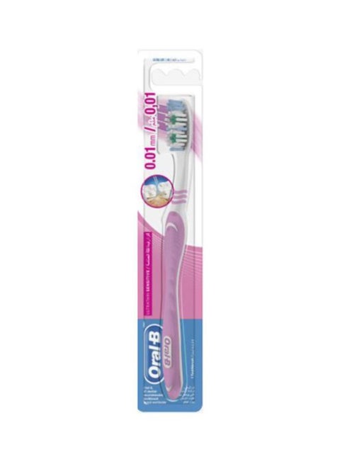 Ultrathin Sensitive Soft Manual Toothbrush, 1 Count Multicolour