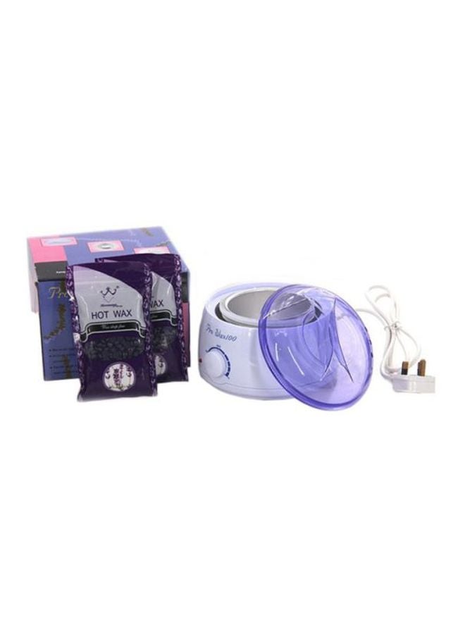 Pro-Wax100 Wax Machine With 2 Hot Wax White/Purple 15x15x12cm - Image 2