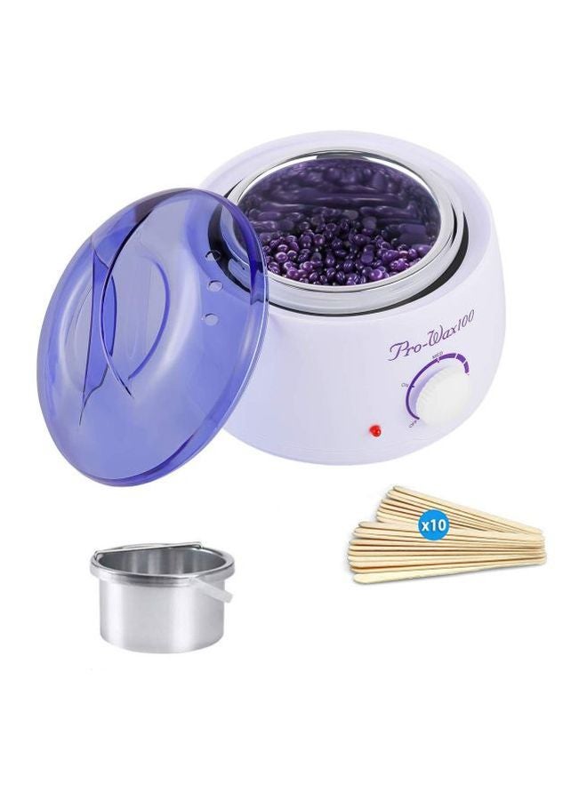 Pro-Wax100 Wax Machine With 2 Hot Wax White/Purple 15x15x12cm - Image 3