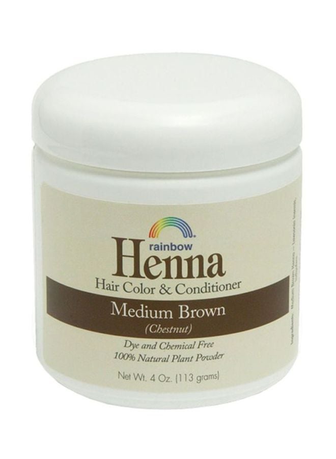 Rainbow Research Henna Hair Color And Conditioner 113grams 
