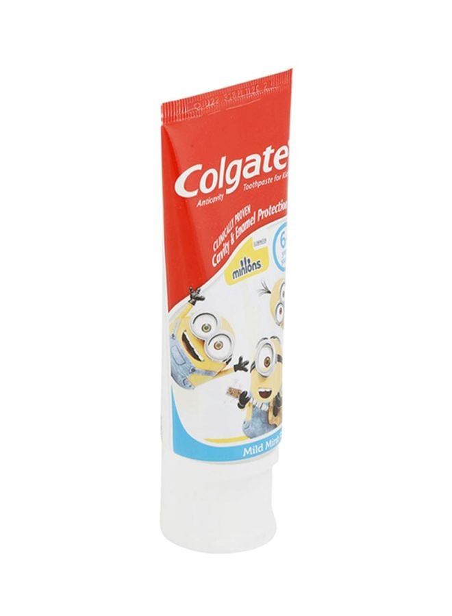 Colgate Minions Mild Mint Flavour Toothpaste For Kids  - Image 3