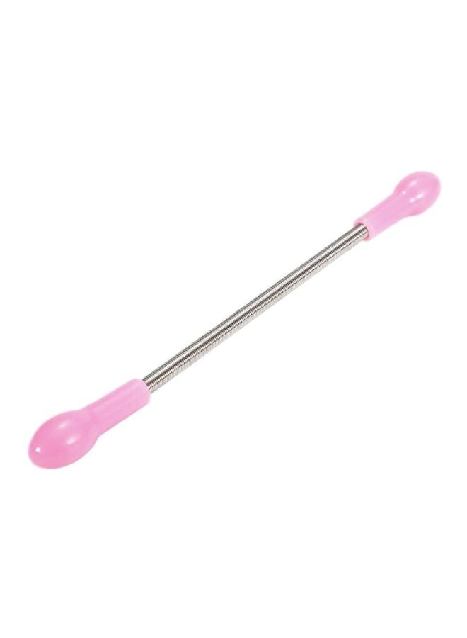 FASHION Facial Hair Removal Micro Spring Epilator Pink/Silver 19x1x0.50cm - Image 2