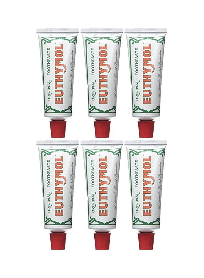 Euthymol - 6-Piece Original Toothpaste 450ml - Image 1