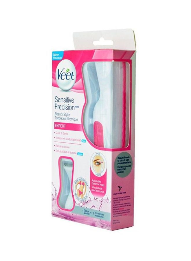 Veet Sensitive Precision Beauty Styler Expert White/Pink - Image 4