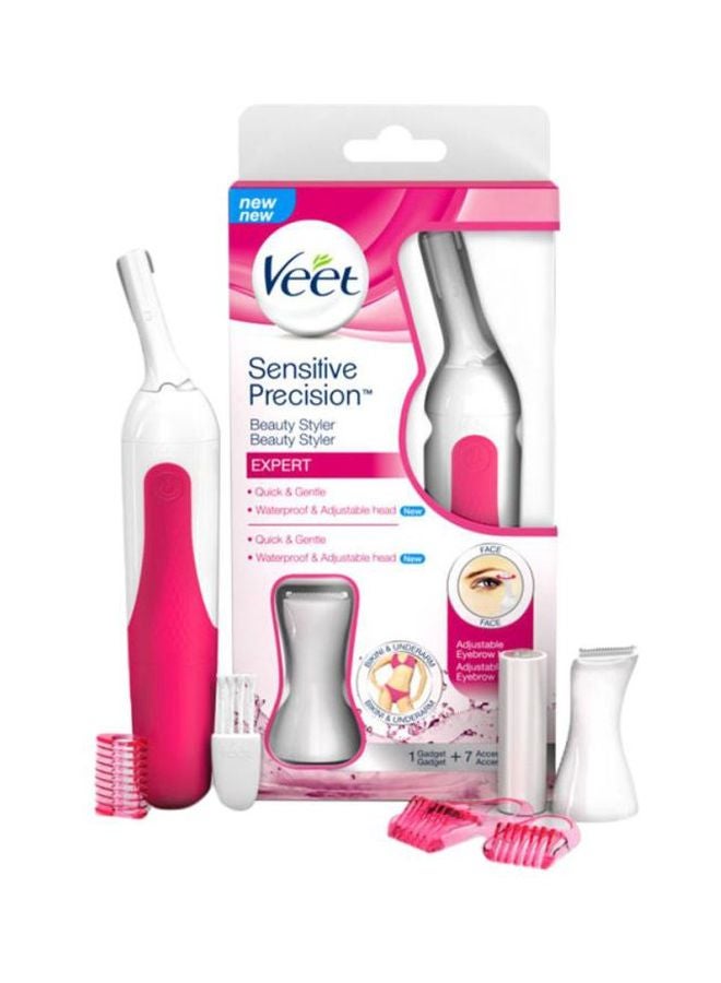 Veet Sensitive Precision Beauty Styler Expert White/Pink - Image 1