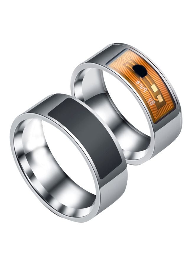 Stainless Steel NFC Smart Ring Silver  - Image 1