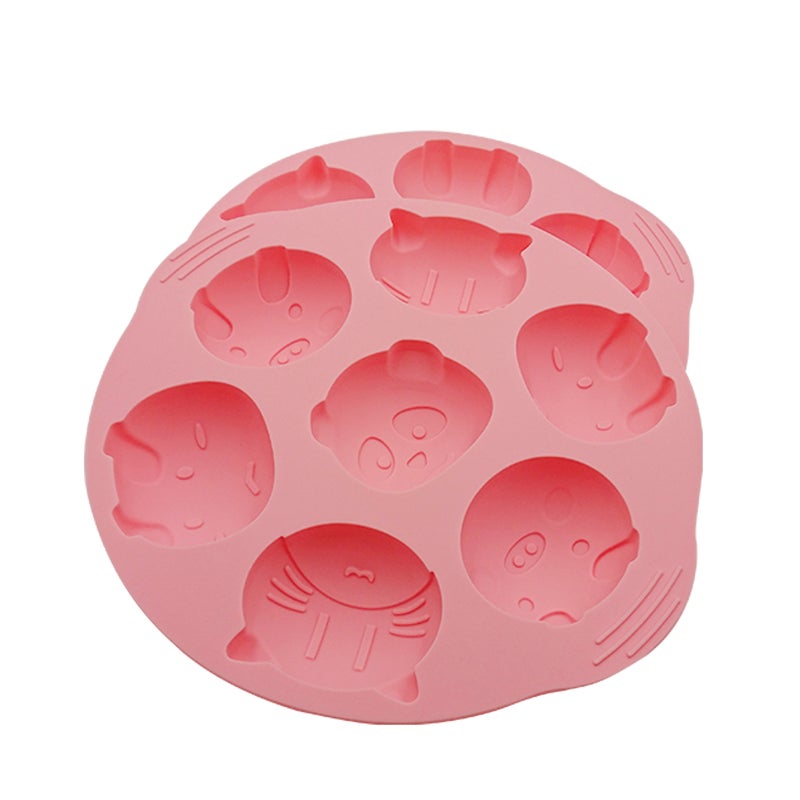 Silicone Non-stick Microwave And Oven Safe Reusable Baking Mould Pink 23.5cm - Image 2