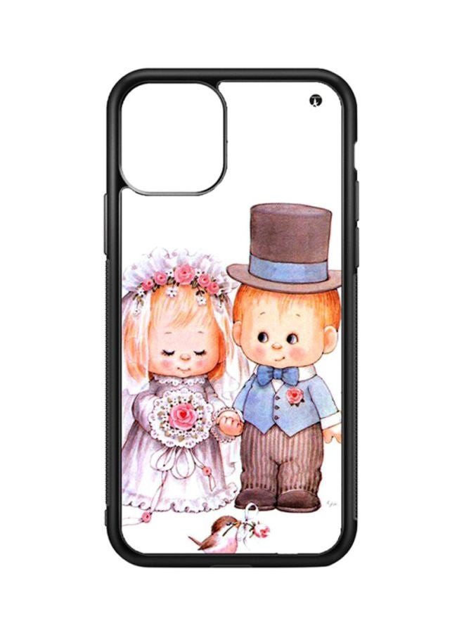 BP Protective Case Cover For Apple iPhone 11 Victorian Art (Black Bumper)