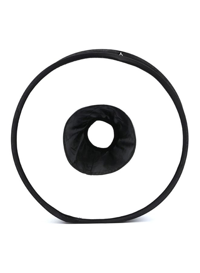 صندوق إضاءة للتصوير الفوتوغرافي 19x19x9سم أسود/ أبيض - Image 4