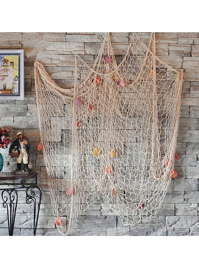 Generic Mediterranean Fishing Net Shooting Background Beige  - Image 3