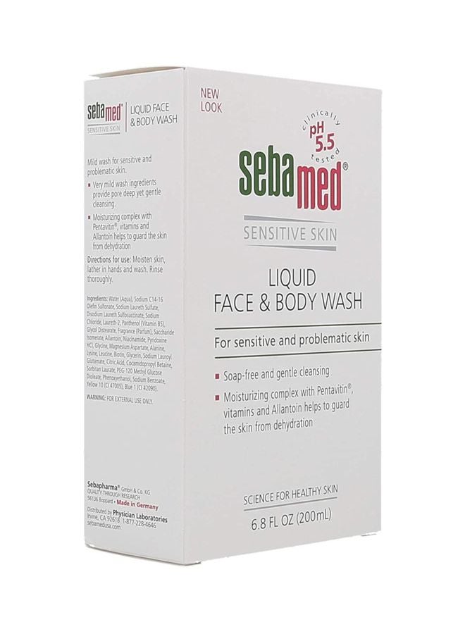Sebamed Liquid Face And Body Wash 200ml - Image 3