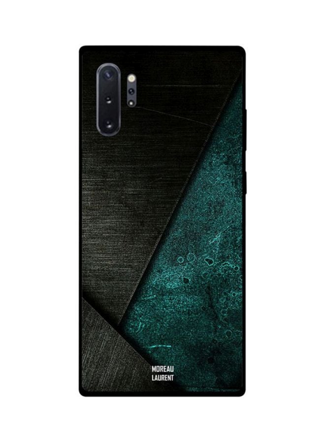 Moreau Laurent Protective Case Cover For Samsung Galaxy Note10 Pro Black/Dark Green Pattern