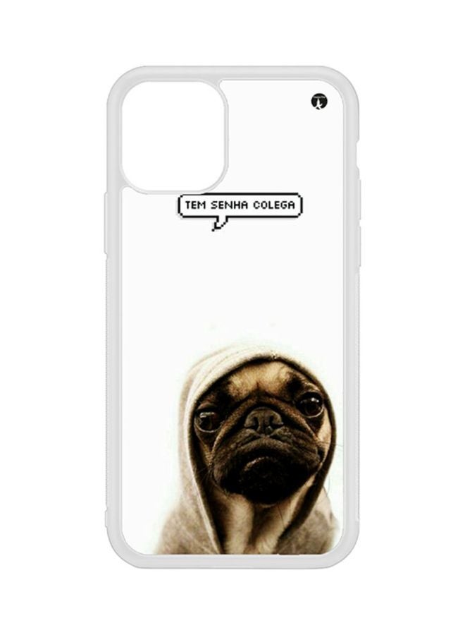 بي بي غطاء حماية واق لهاتف أبل آيفون 11 أبيض/بني