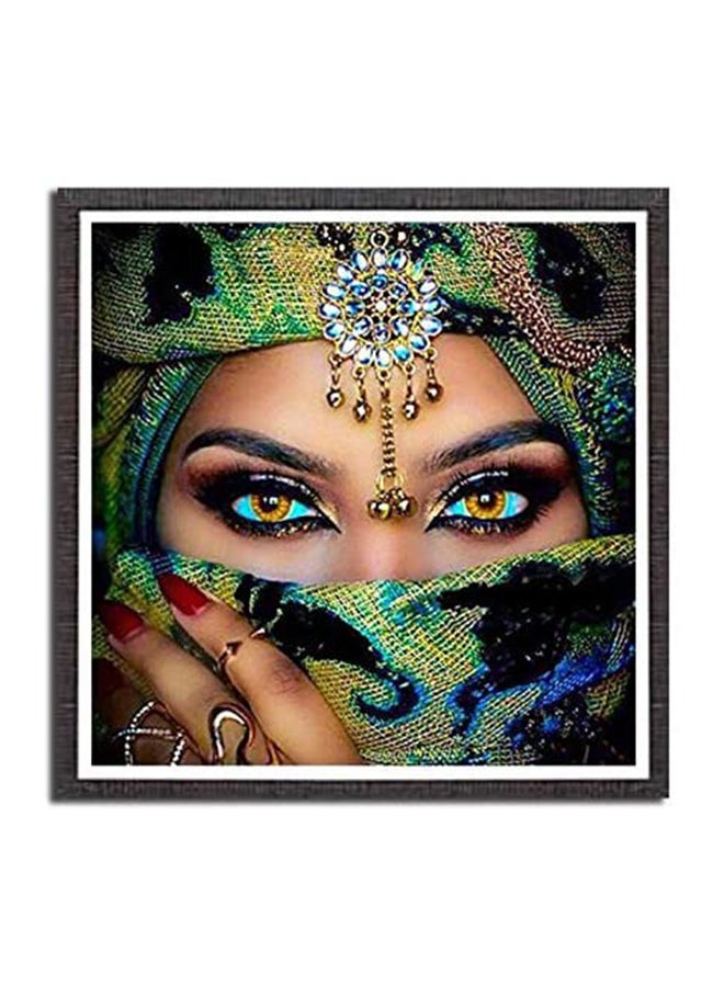 لوحة فنية جدارية للتزيين مطرزة بالألماس 5D متعدد الألوان 30 x 30سم