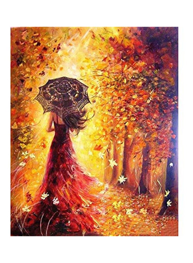 لوحة زيتية لتزيين الحائط متعدد الألوان 40 x 50سم
