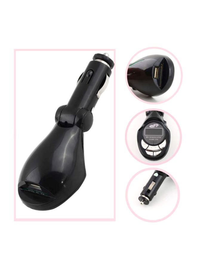 oem - Car MP3 Player With FM Transmitter And Remote Control 330.47103567.18 Black - Image 1