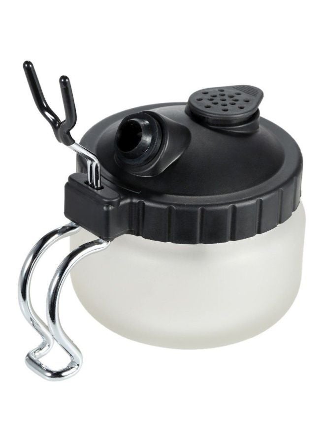 KKmoon Professional Airbrush Cleaning Pot With Handle White/Black - Image 2