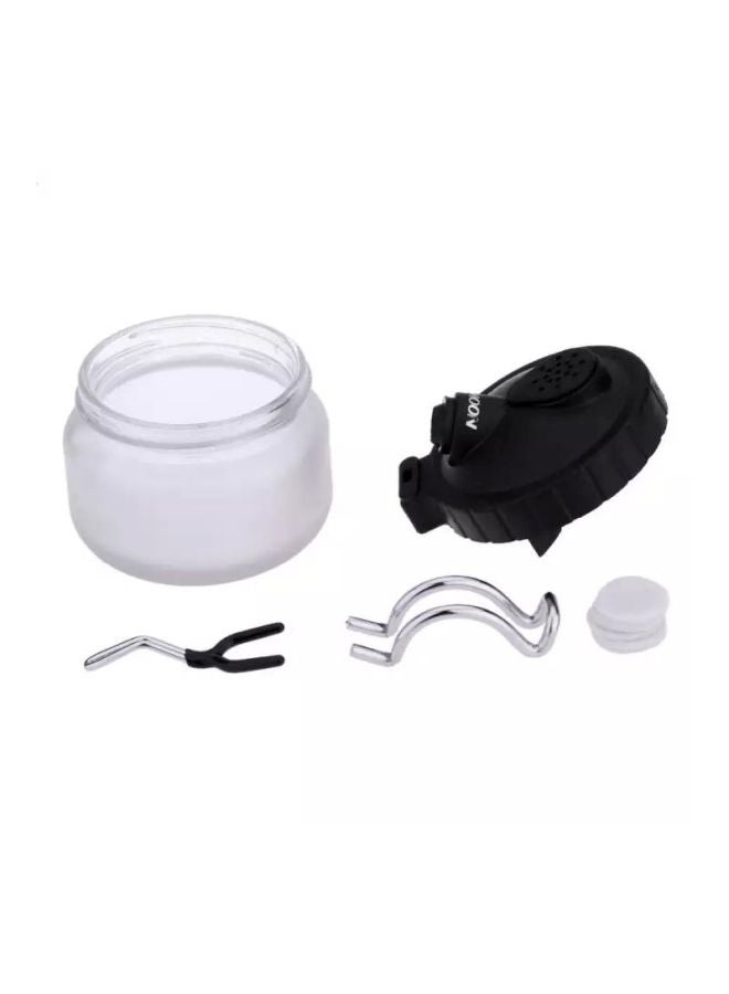 KKmoon Professional Airbrush Cleaning Pot With Handle White/Black - Image 5