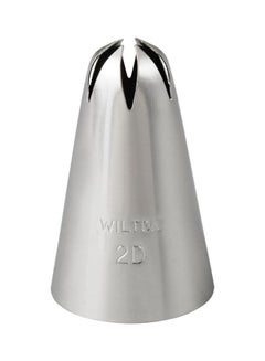 2D Drop Decorating Floral Icing Tip Silver