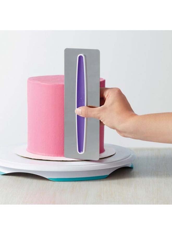 Wilton Cake Icing Smoother Silver/Purple/White 9x3inch - Image 3