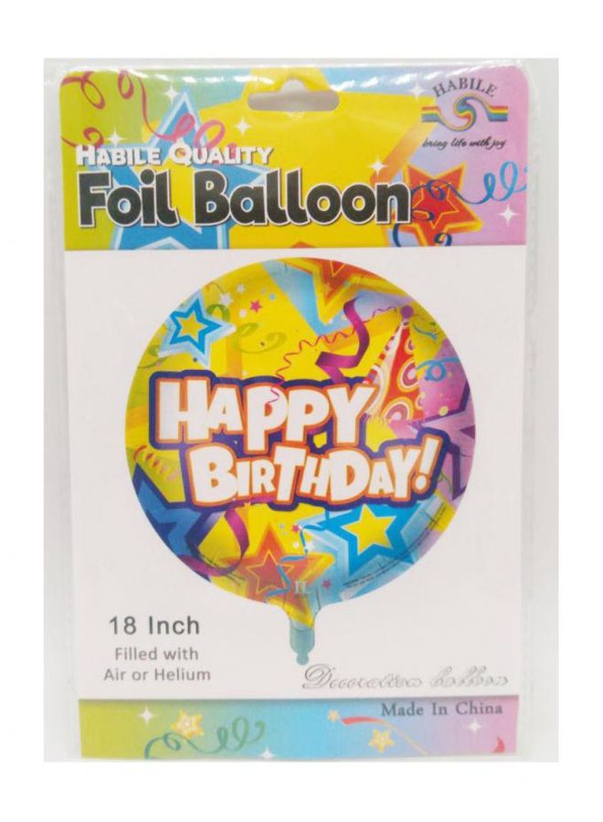 Generic - Happy Birthday Foil Decoration Balloon 18inch - Image 1