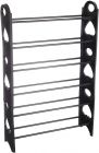 Generic 6-Layer Heart Shape Metal Shoe Rack Silver/Black  - Image 2