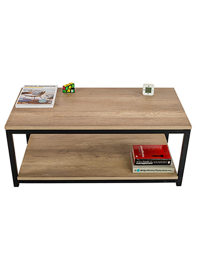 FURVIVE 2-Shelves Wooden Diana Coffee Table Alaska 82x41x42cm - Image 1